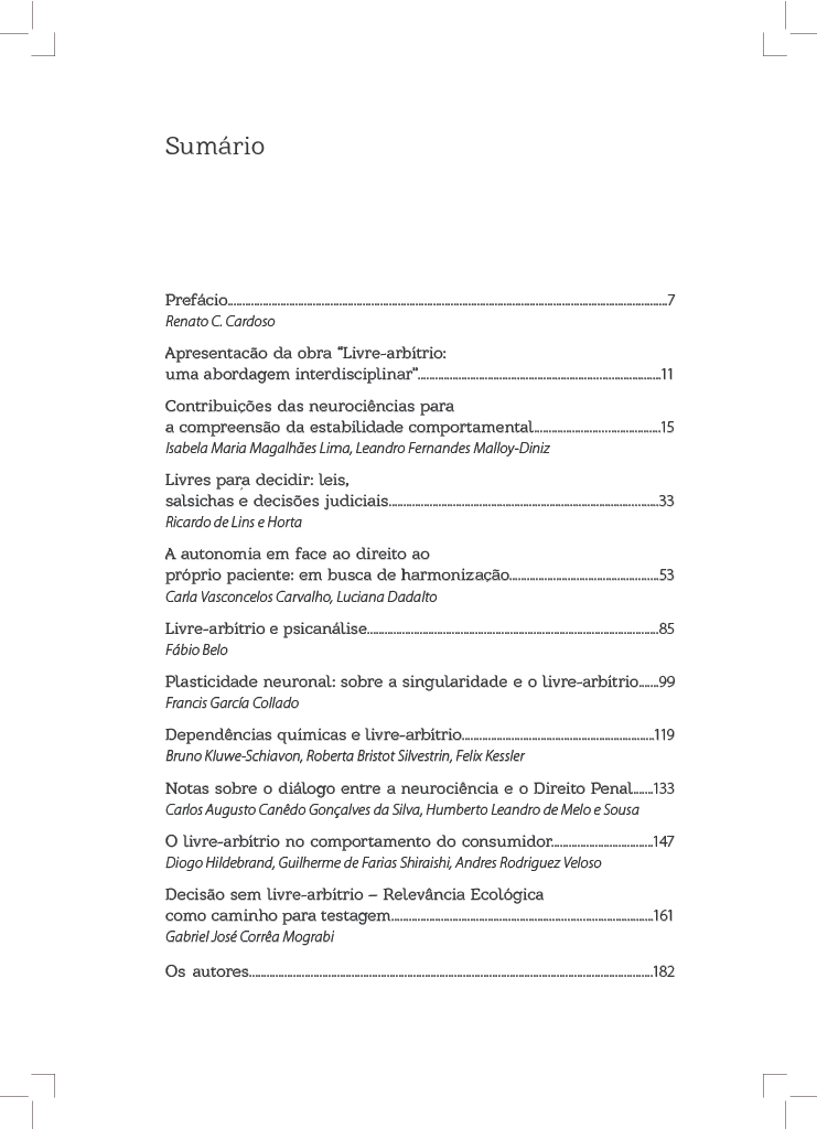 LIVRE-ARBÍTRIO: UMA ABORDAGEM INTERDISCIPLINAR - Imagem 2