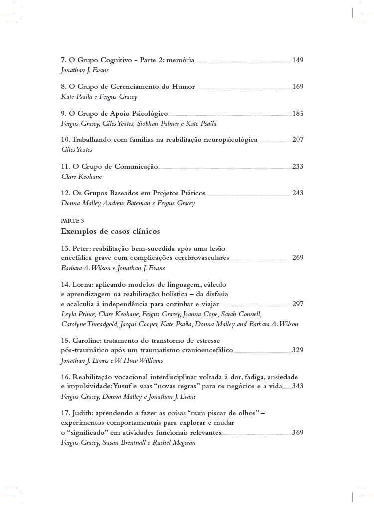 REABILITAÇÃO NEUROPSICOLÓGICA: TEORIA, MODELOS, TERAPIA E EFICÁCIA - Imagem 2