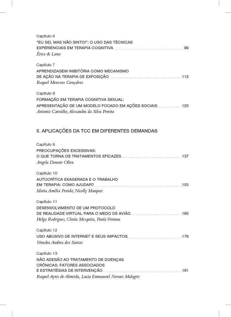 PRODUÇÕES EM TERAPIA COGNITIVO-COMPORTAMENTAL: INTEGRAÇÃO E ATUALIZAÇÃO - Imagem 3