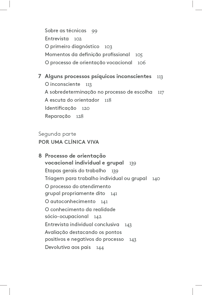 ORIENTAÇÃO PROFISSIONAL - COLEÇÃO CLÍNICA PSICANALÍTICA - Imagem 4