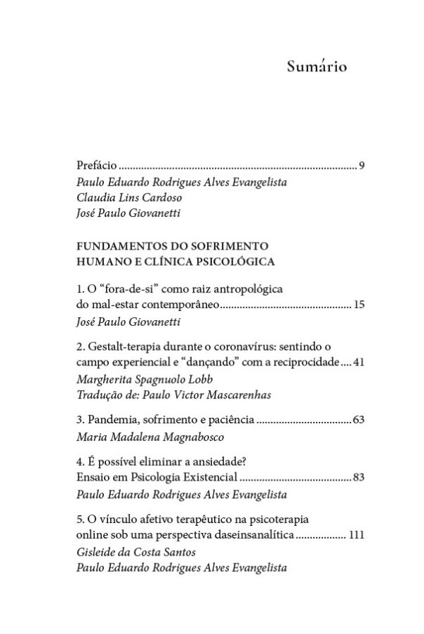 SOFRIMENTO EXISTENCIAL E CLÍNICA PSICOLÓGICA FENOMENOLÓGICA: ENSAIOS E PESQUISAS SOBRE ATENDIMENTO ONLINE - Image 2