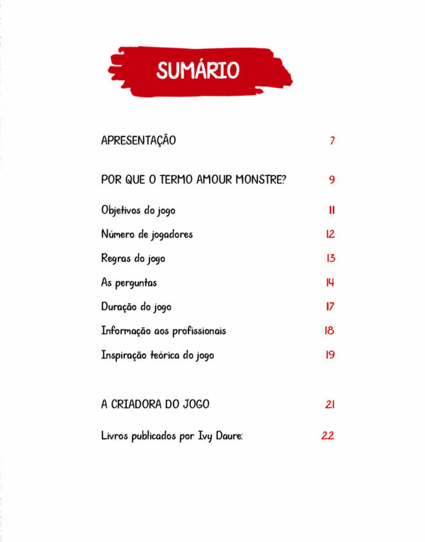 Baralho Amour Monstre: Casal, Vivências, Relação - Image 3