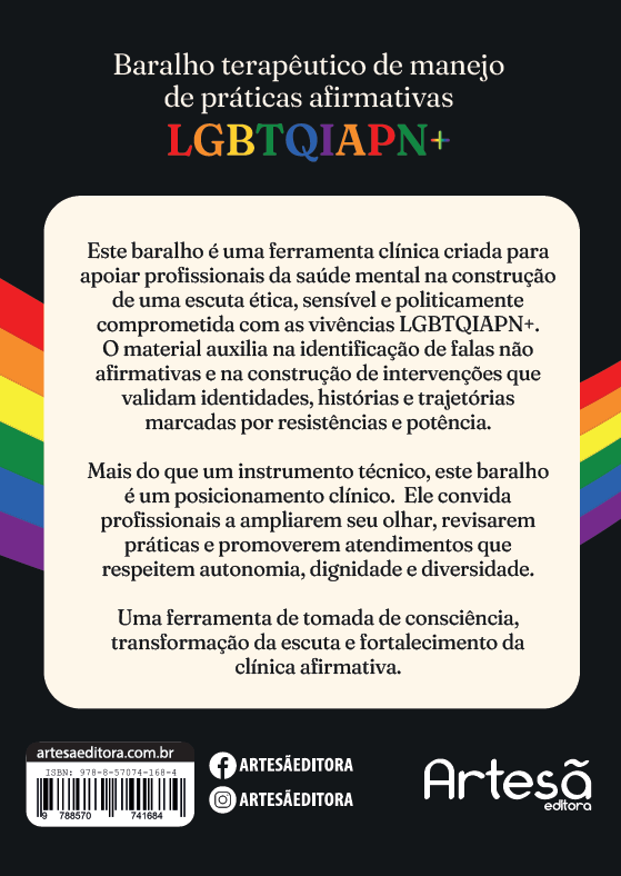 Baralho Terapêutico de Manejo de Práticas Afirmativas Lgbtqiapn+ - Imagem 2